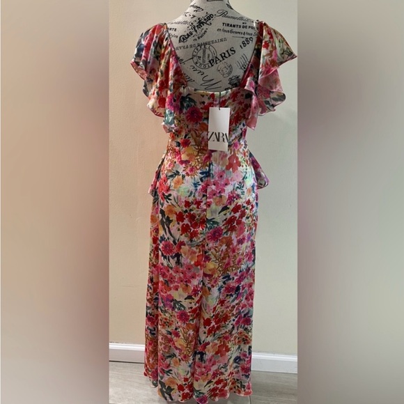 Zara Floral Maxi Dress - Picture 3 of 5